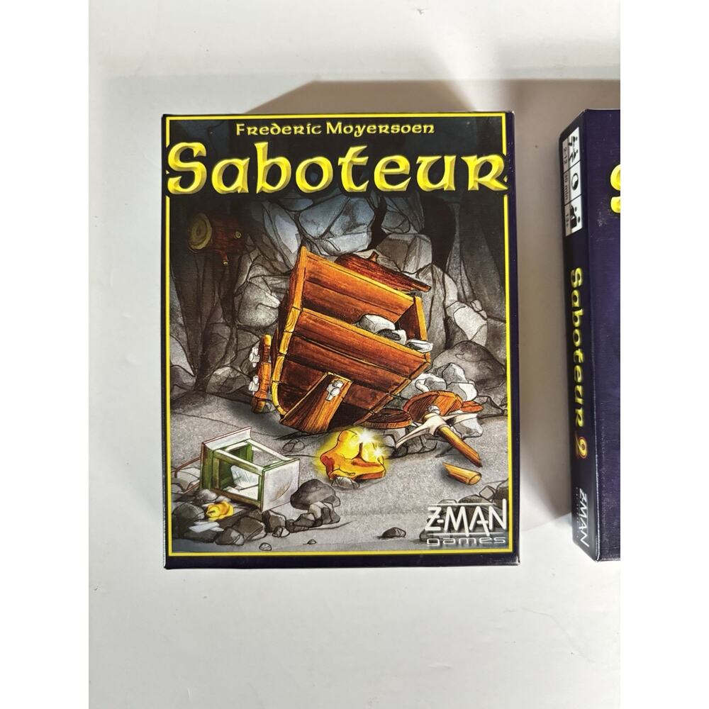 Lot Of Two Games - Saboteur And Saboteur 2 Complete Card Game Sets VG Condition - Picture 2 of 16